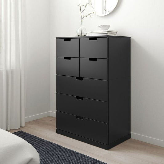 Drawer Unit Black - 70 x 40 x 120 cm | DR14 - Artcor