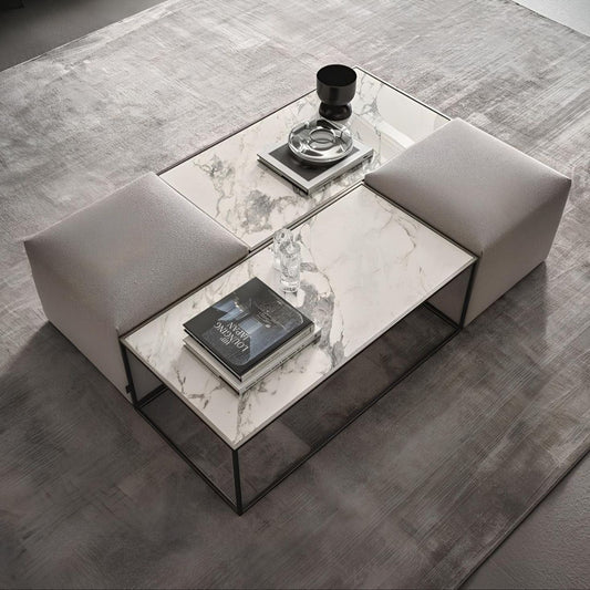 وحدة طاولة بيضاء - ١٢٠ × ٧٠ × ٤٥ سم | TA58 