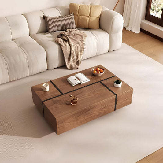 وحدة طاولة بنية - ١٢٠ × ٧٠ × ٤٠ سم | TA68 