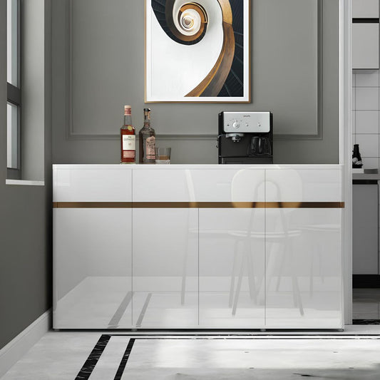 بوفيه | أكريليك ذهبي وأبيض | ١٦٠ × ٤٠ × ٩٠ | BT16